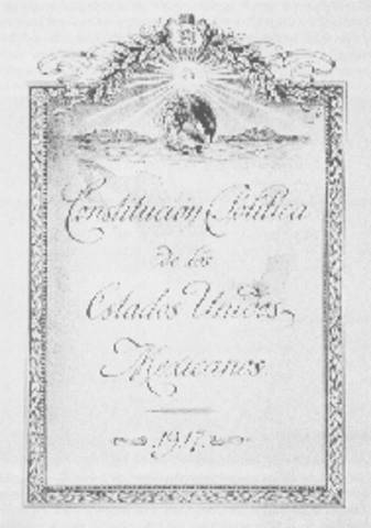 Redacción de la Constitución Mexicana