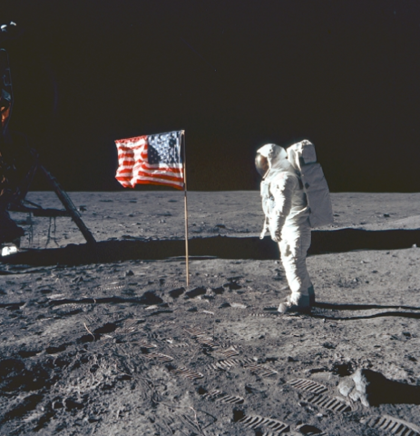 First man to walk on the moon