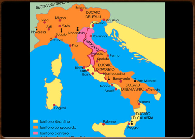 Italia reconquistada por los Lombardos