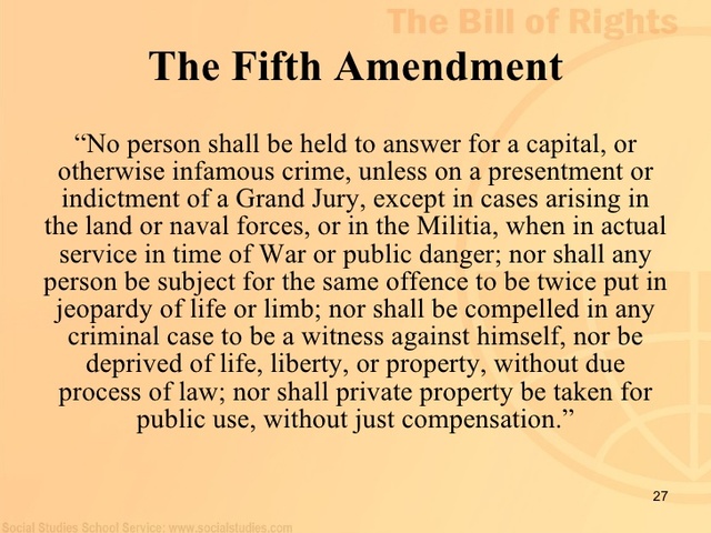 Fifth Amendment
