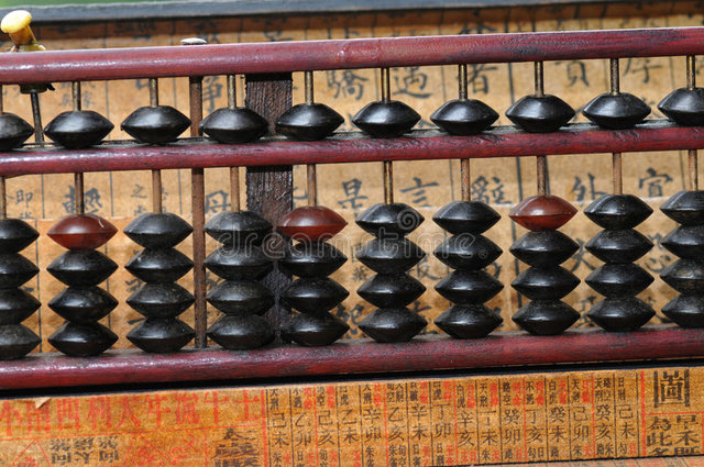 Los chinos y su ábaco