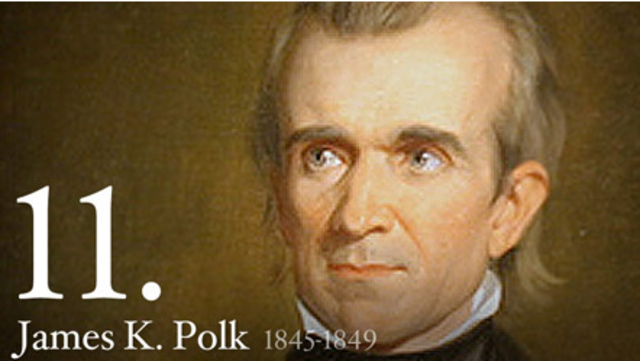 James K. Polk becomes President of US