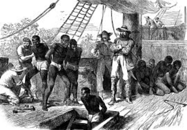 Slaves exportation to the Americas