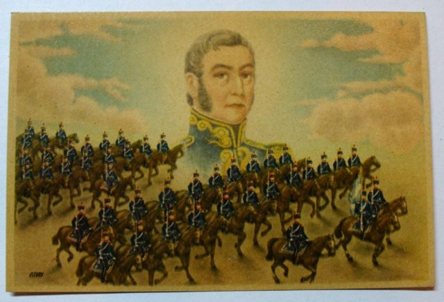 5. San Martin forma el Regimiento de Granaderos a Caballo