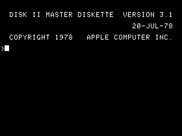 Apple DOS 3.1
