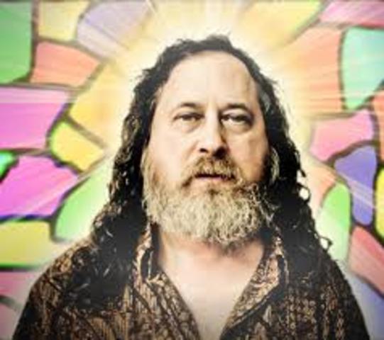 Richar Stallman crea GNU de software libre.