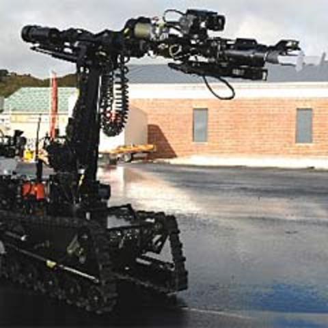 A rescue robot is sent into the mine but fails after encountering water.