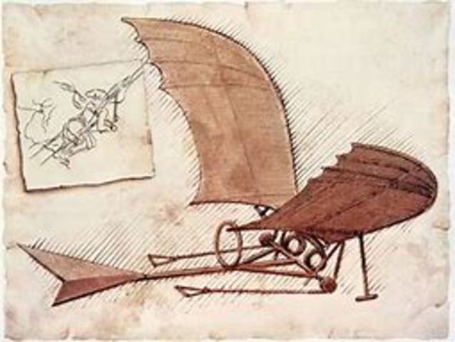 Leonardo da Vici creó mecanismos militares, inventó máquinas para volar y creó el puente pegable.