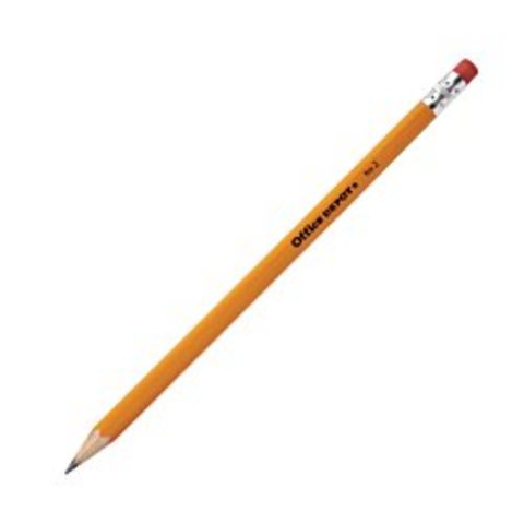 Eraser attached to pencils
