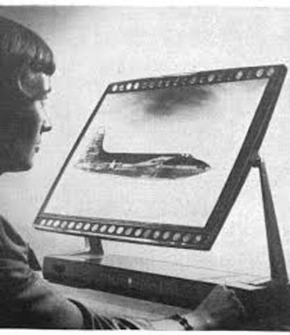 First flat screen television created