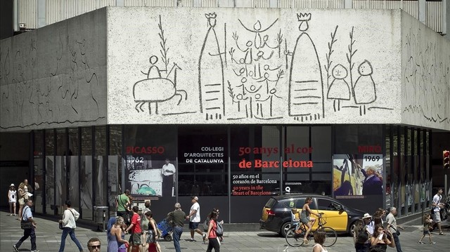 Inauguración el Colegio de Arquitectos de Cataluña