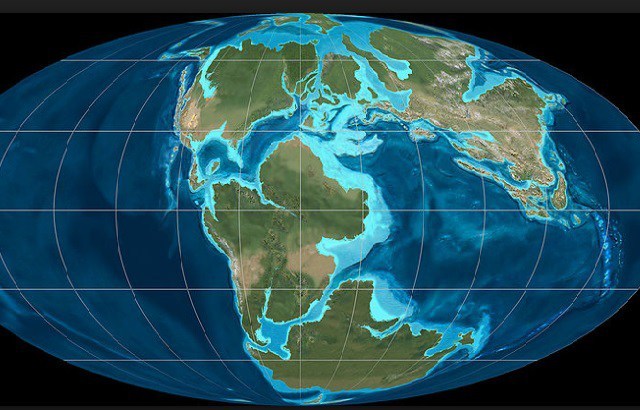 190 a 180 millones de años: Movimientos de tierra