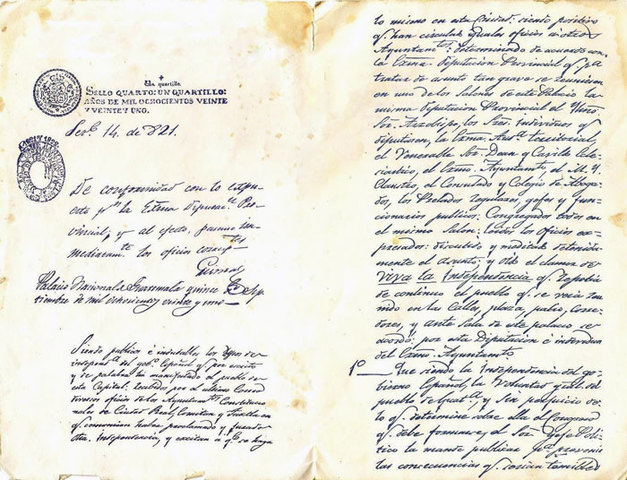 acta de independencia de centroamerica