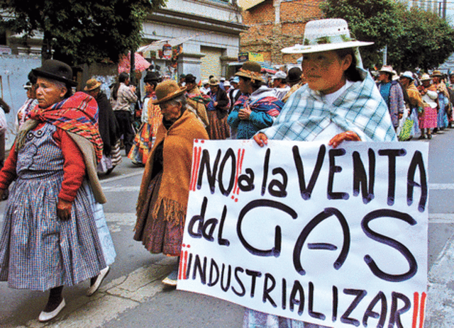 Guerra del Gas - Bolivia