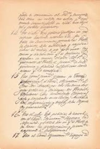 El acta de independencia absoluta