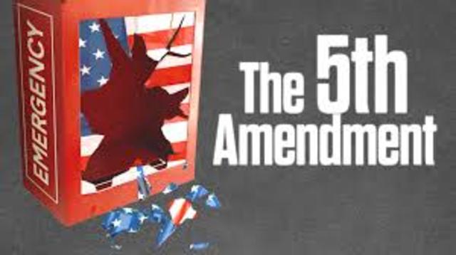 Fifth amendment