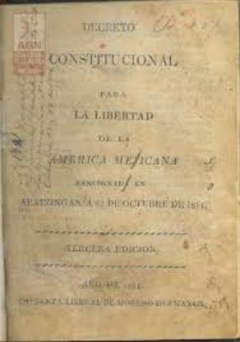 LA CONSTITUCIÓN DE APATZINGAN.