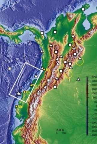 Terremoto y Tsunami en la costa pacifica sur