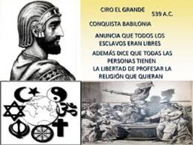 Ciro el grande conquista Babilonia