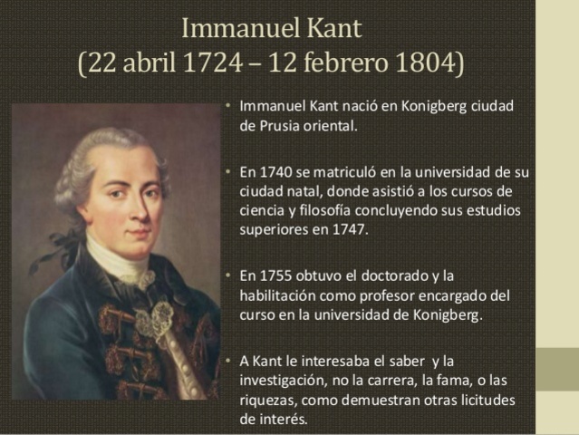 IMMANUEL kANT
