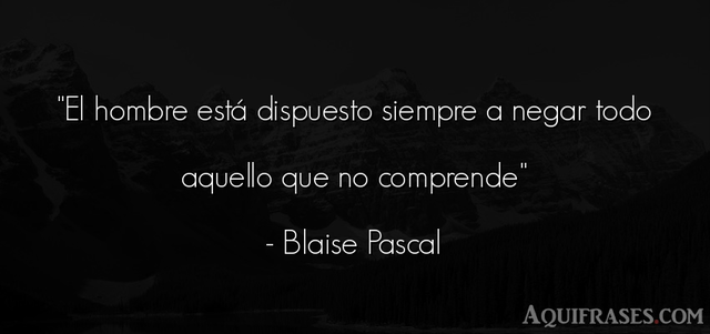 Las Razones del Corazón por Blaise Pascal.
