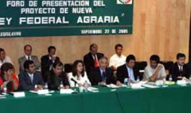 SE CREA LA PROCURADURIA AGRARIA