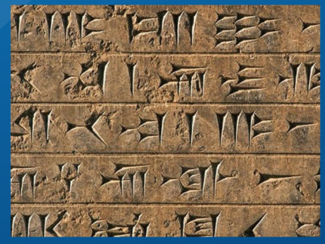 invención de la escritura