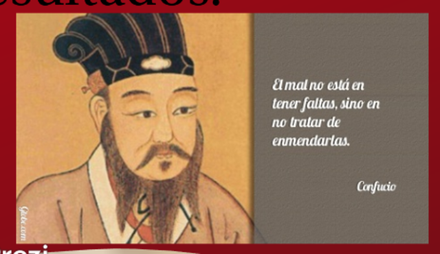 Confucio propone algunas teorías sobre la administración.