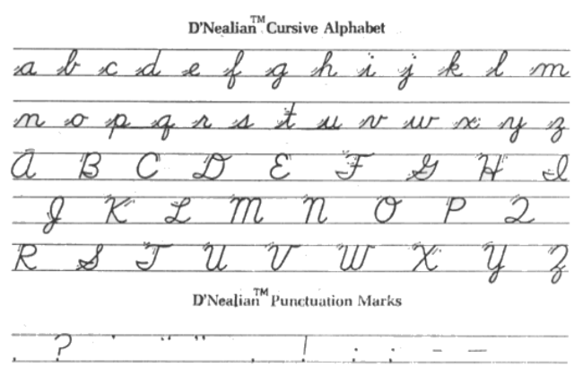 Cursive Writing makes me miserable