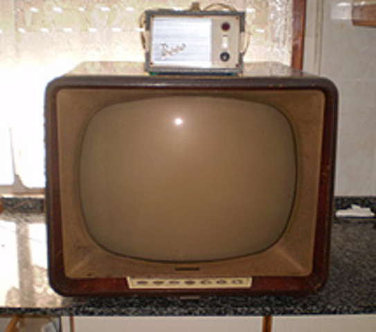 arrival of the television