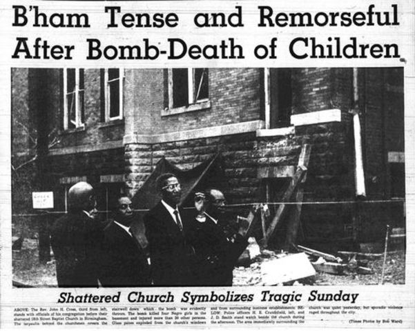 Attentat auf die 16th Street Baptist Church in Birmingham