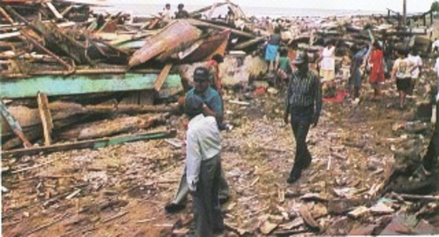 Terremoto y Tsunami en la costa pacífica sur