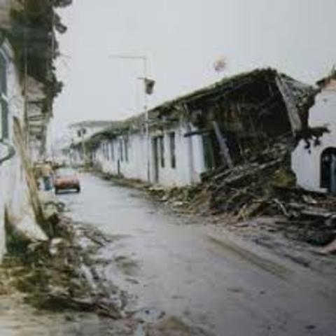 Destrucción del 70% de Popayán