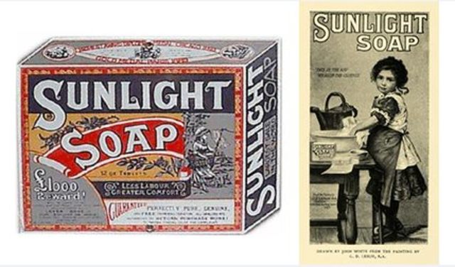 Primer envase con marca e imagen