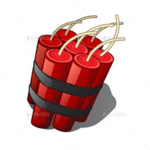 The dynamite was created by Swedish chemist and engineer Alfred Nobel.