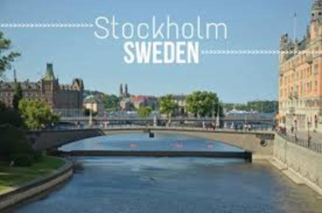 Alfred Noble's birth date, Stockholm, Sweden