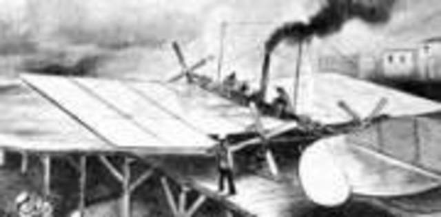 El avión a vapor del ruso Alexandr Mozhaiski