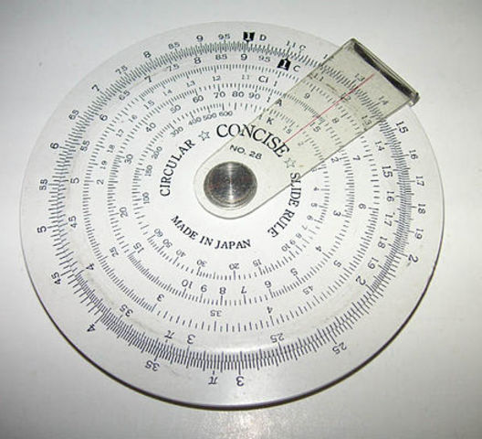 Regla circular de cálculo