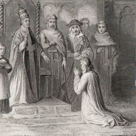 King Henry IV Excommunicated by Pope Gregory VII