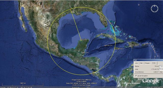 Impacto del meteorito en Chicxulub