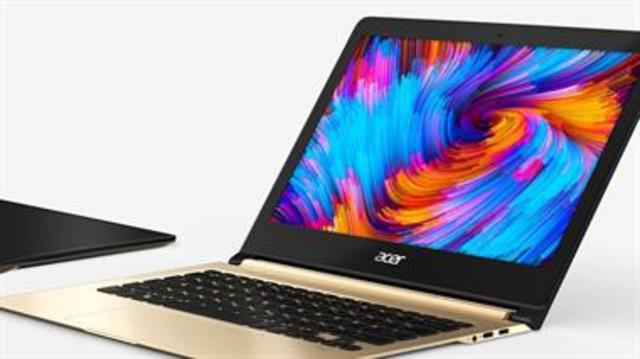 Una laptop ultra fina
