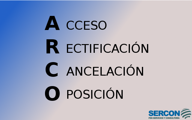 Derecho ARCO