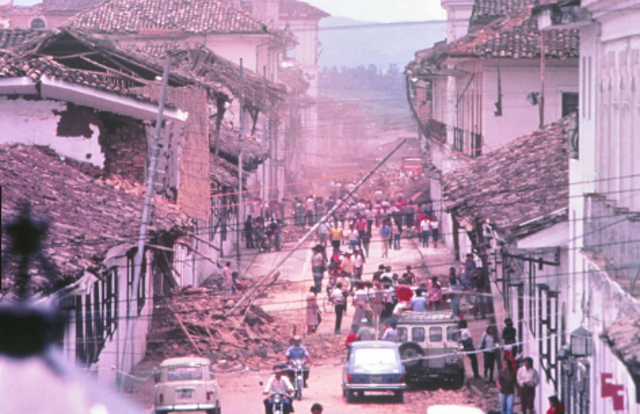 Destrucción de 70% de Popayan