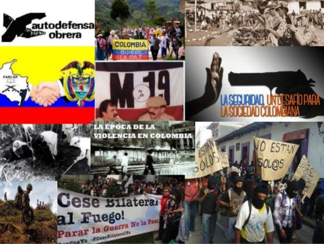 La guerrilla en Colombia.