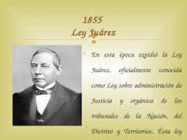 Ley Juárez.