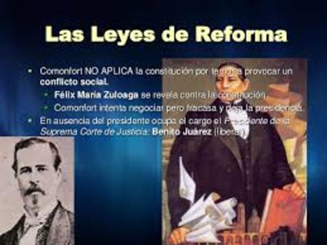 Leyes de reforma.