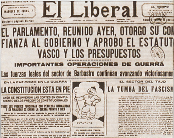 Aprobación del Estatuto Vasco