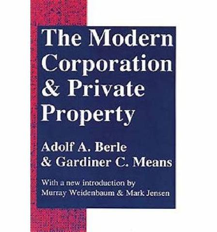 The Modern Corporation and Private Property