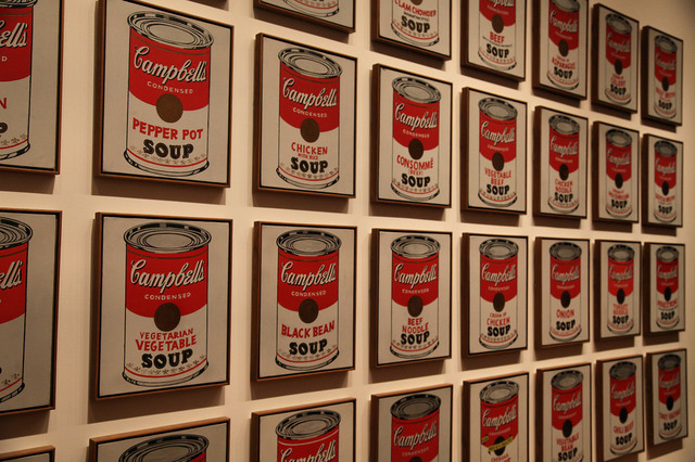 Latas de sopa Campbell, Andy Warhol