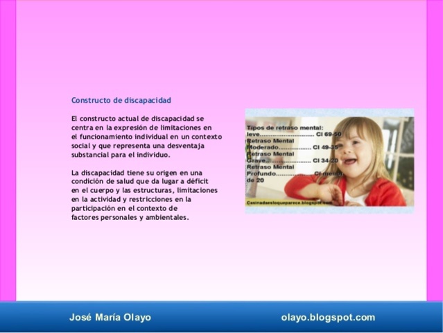 Constructo de discapacidad